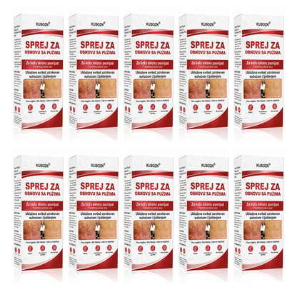 KUBOZN® SPREJ ZA OBNOVU SA PUZIMA za svrbežnu, perutavu kožu kod psorijaze