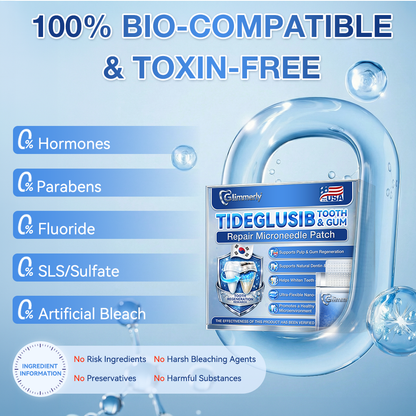 🦷𝐆𝐥𝐢𝐦𝐦𝐞𝐫𝐥𝐲® Tideglusib flaster s mikroiglama za popravak zubi i desni|Napredne trakice za aktivaciju matičnih stanica (obnavljaju caklinu i dentin, jačaju desni, uklanjaju kamenac i neugodne mirise, zaustavljaju osjetljivost zuba)) 3.0