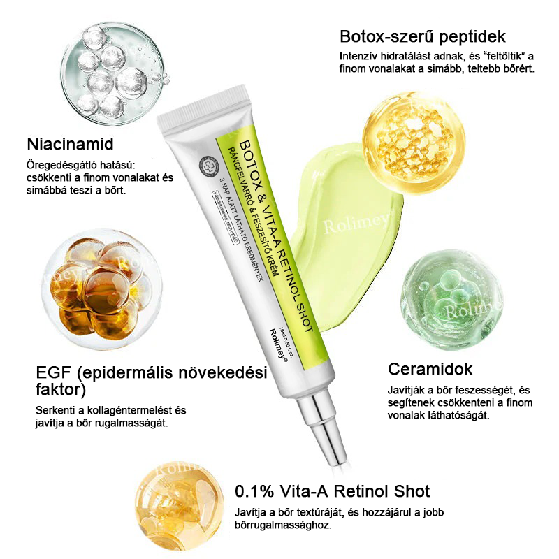 🌸Rolimey®Krema za učvršćivanje bora s botoksom i Vita-A retinolom ⏰ Zadnji dan! 70% popusta💡