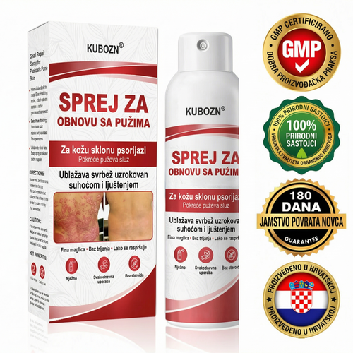 KUBOZN® SPREJ ZA OBNOVU SA PUZIMA za svrbežnu, perutavu kožu kod psorijaze