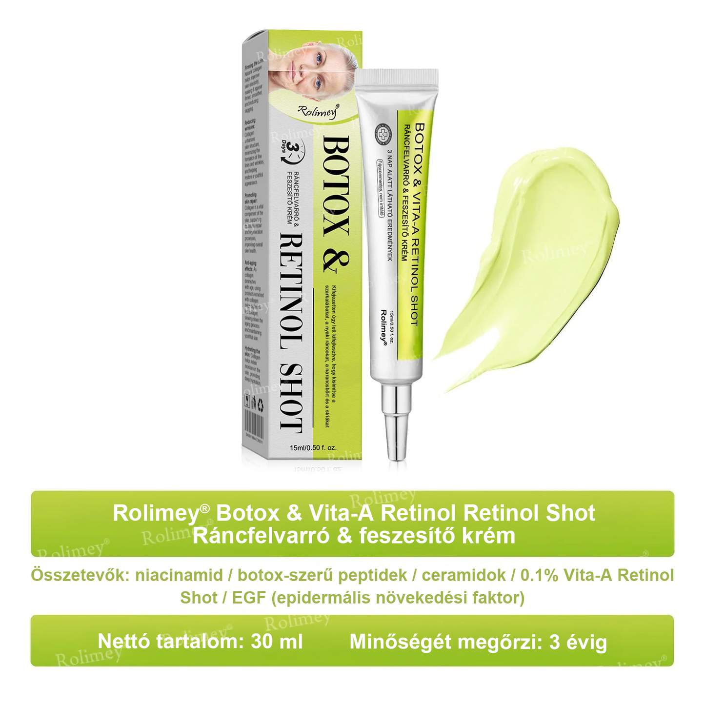 🌸Rolimey®Krema za učvršćivanje bora s botoksom i Vita-A retinolom ⏰ Zadnji dan! 70% popusta💡
