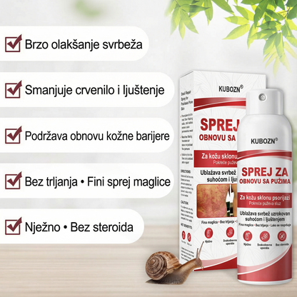KUBOZN® SPREJ ZA OBNOVU SA PUZIMA za svrbežnu, perutavu kožu kod psorijaze